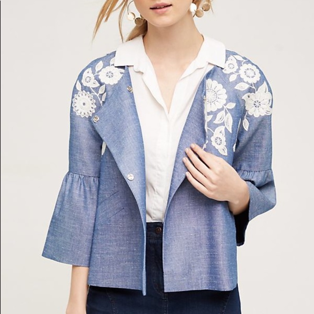 Payal Pratap Camille Embroidered Jacket Small